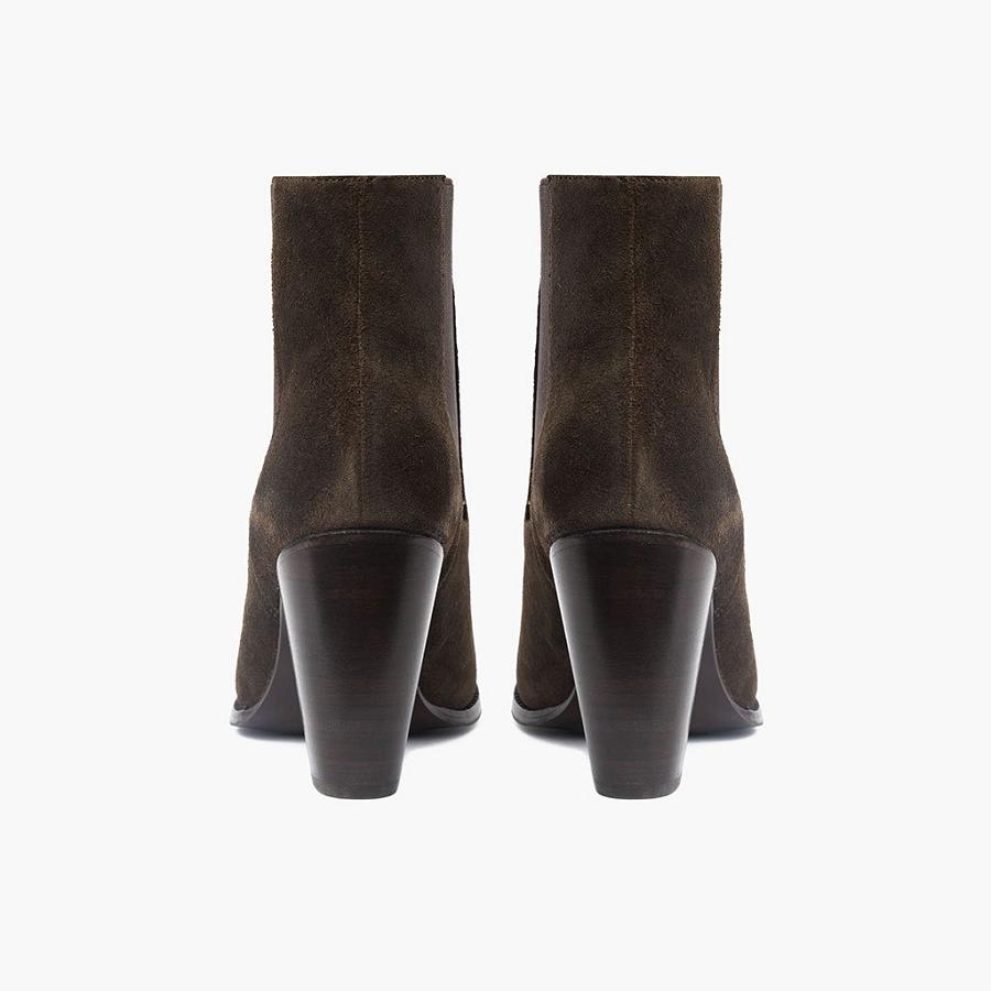 Thursday Boots Avenue Suede Laarzen Dames Olijfgroen | BE352NWY