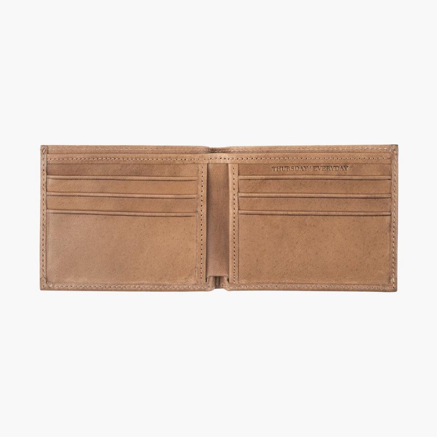 Thursday Boots Bifold Leren Portefeuille Heren Bruin | BE178JPQ