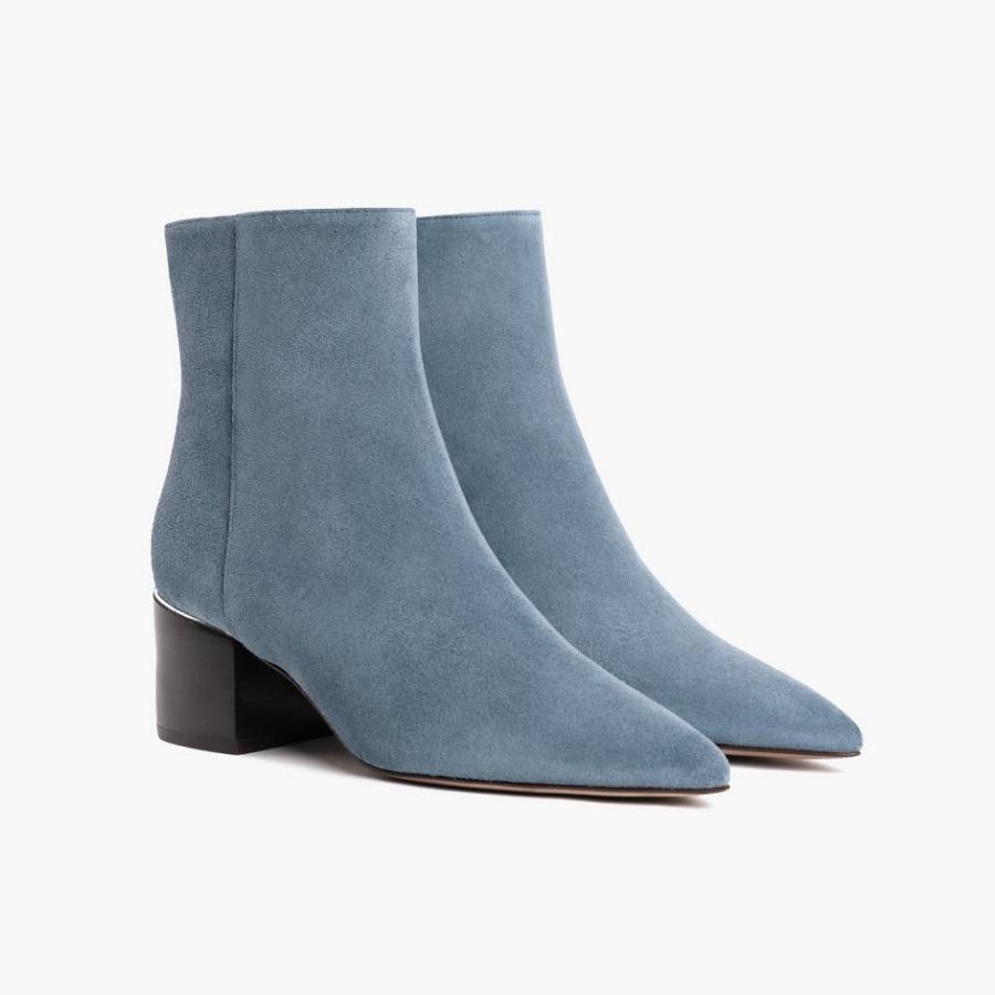 Thursday Boots Boots Luna Suede Hoge Hakken Dames Blauw | BE413HAP