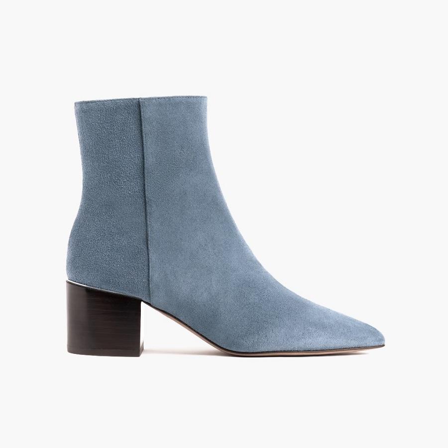 Thursday Boots Boots Luna Suede Hoge Hakken Dames Blauw | BE413HAP