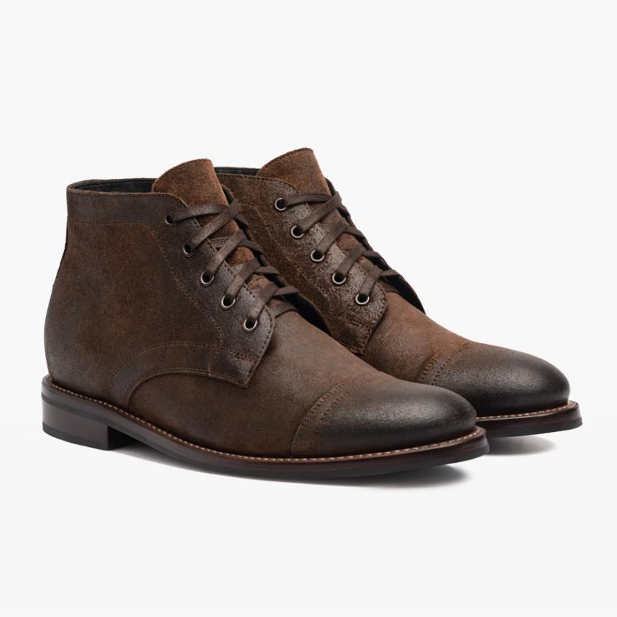 Thursday Boots Cadet Suede Chukka Laarzen Heren Koffie | BE47KOR