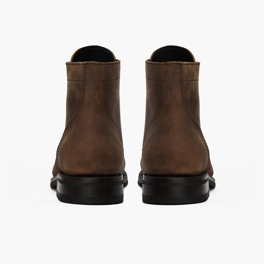 Thursday Boots Captain Leren Klassieke Rugged & Resilient Laarzen Heren Bruin | BE141WNB