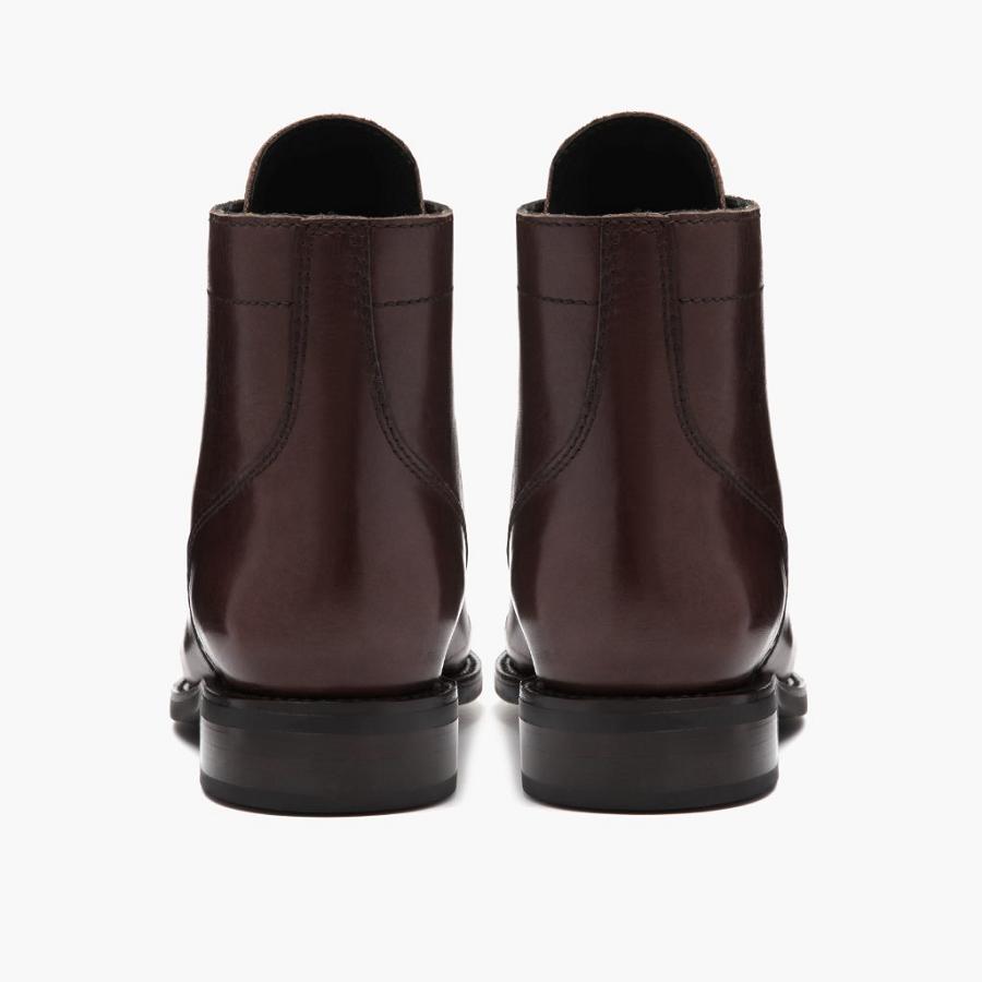 Thursday Boots Captain Leren Suede Veterlaarzen Heren Koffie | BE84UZG