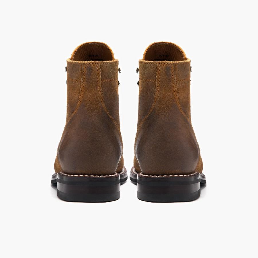 Thursday Boots Captain Suede Veterlaarzen Heren Bruin | BE86TCE