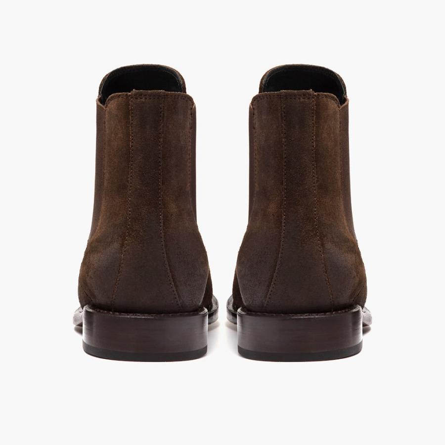 Thursday Boots Cavalier Suede Laarsjes Heren Koffie | BE24GSO