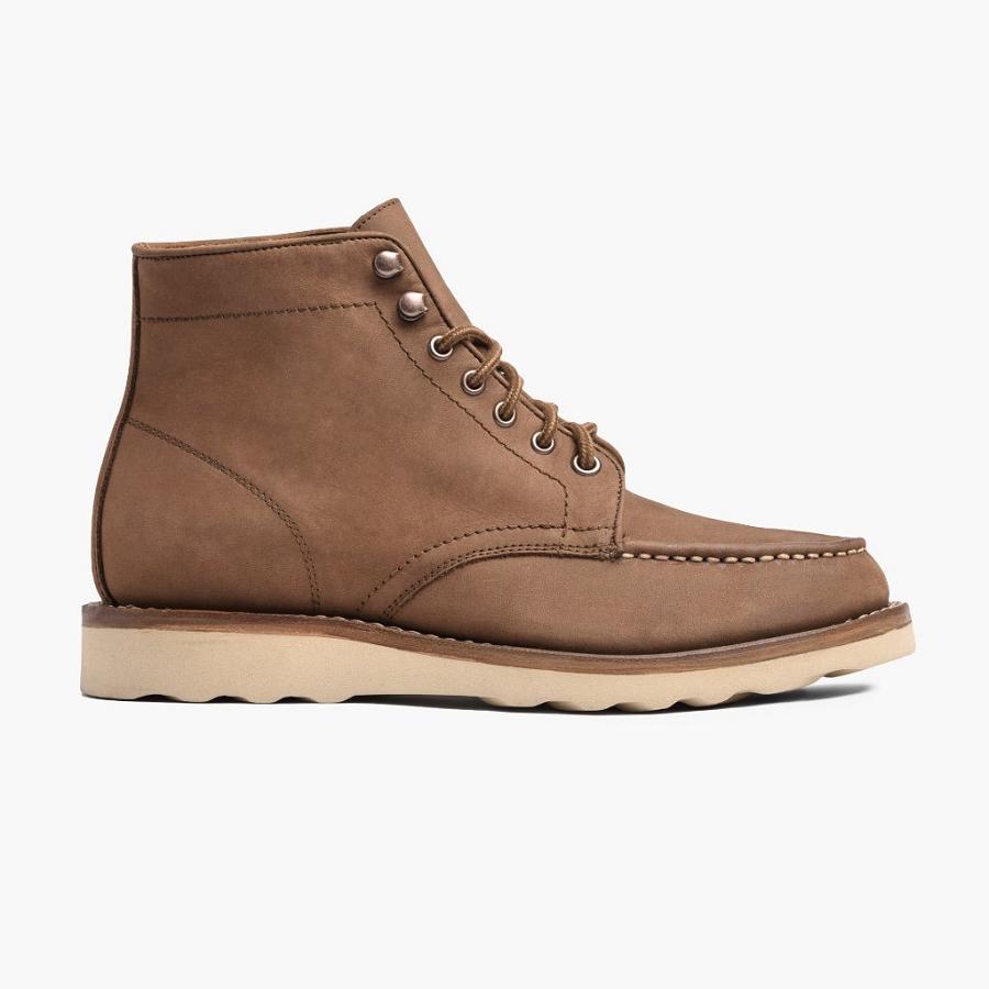 Thursday Boots Diplomat Nubuck Rugged & Resilient Laarzen Heren Bruin | BE160OKI