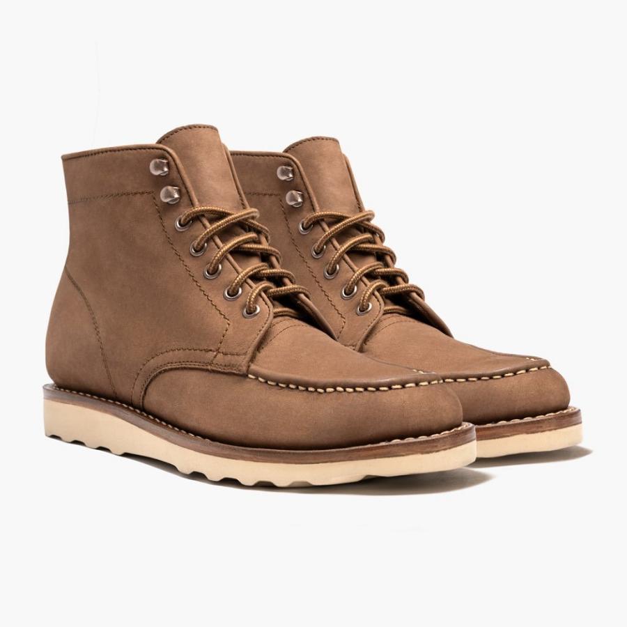 Thursday Boots Diplomat Nubuck Rugged & Resilient Laarzen Heren Bruin | BE160OKI