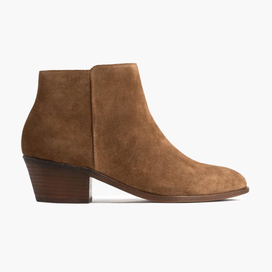 Thursday Boots Downtown Suede Laarzen Dames Bruin | BE355CTV