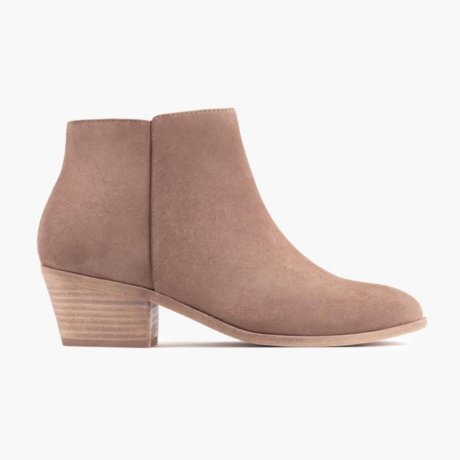 Thursday Boots Downtown Suede Laarzen Dames Roze Bruin | BE356XYU