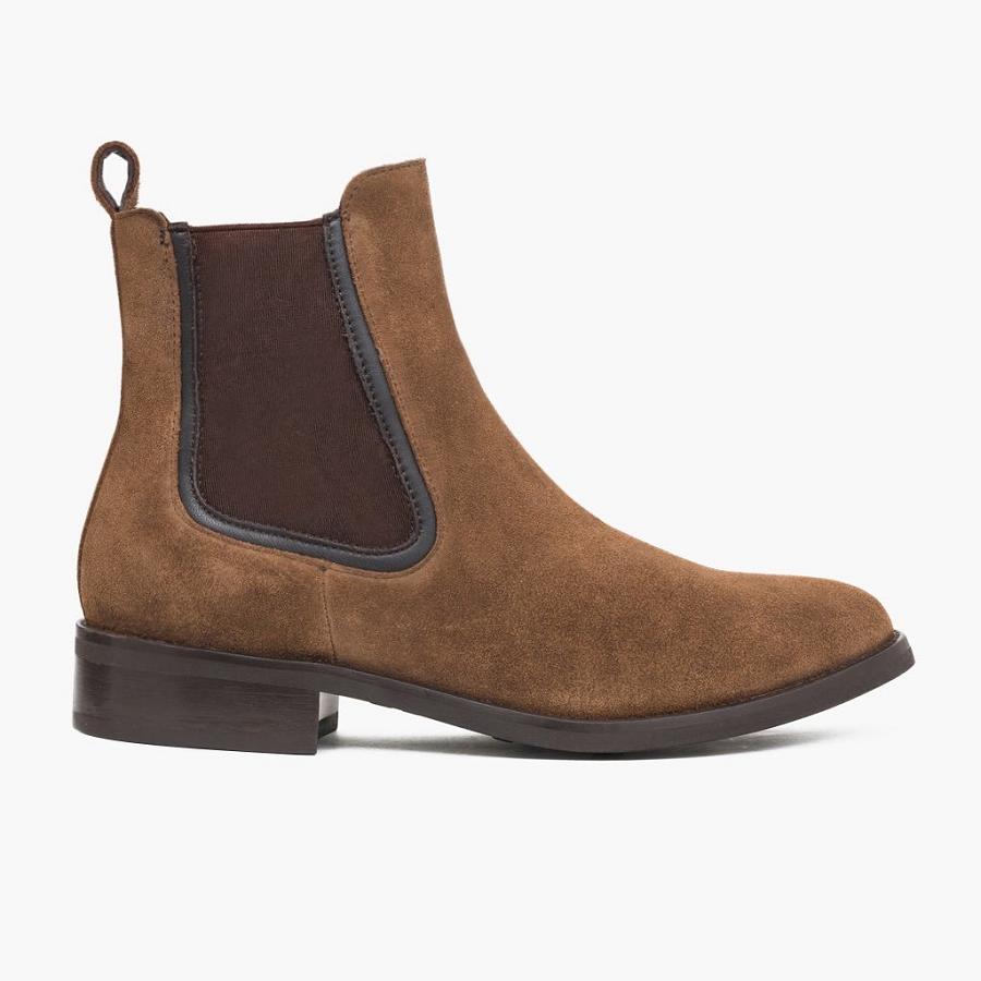 Thursday Boots Duchess Suede Laarsjes Dames Bruin | BE367PJJ