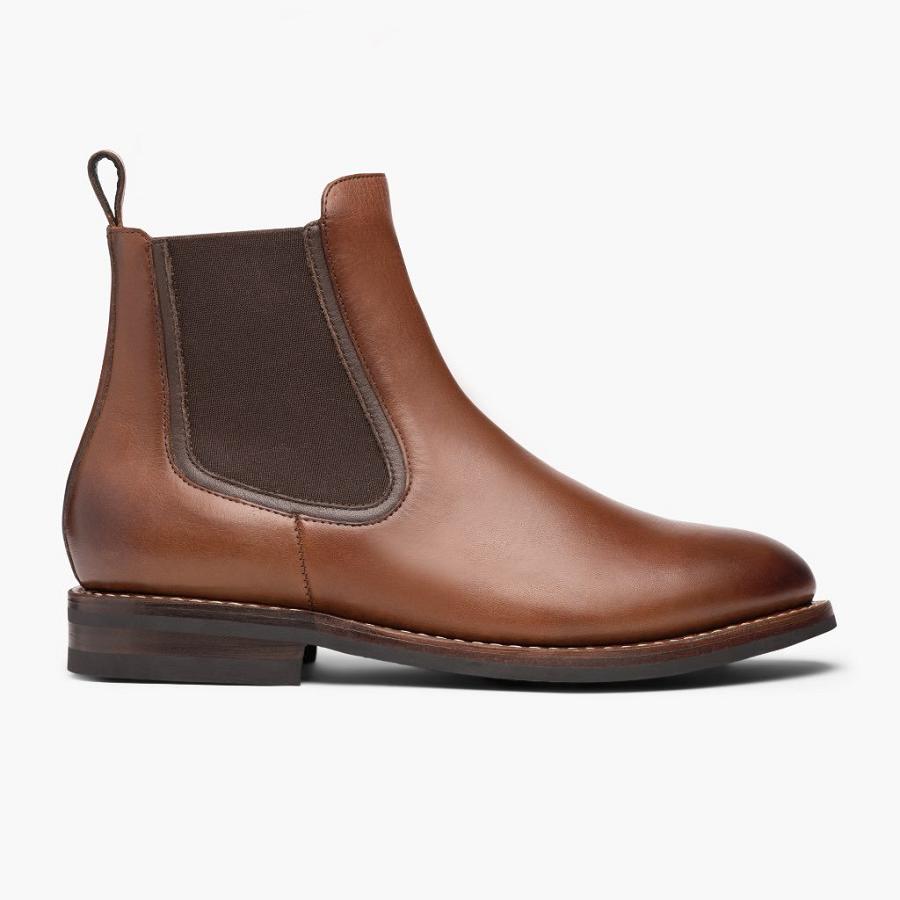 Thursday Boots Duke Leren Laarsjes Heren Bruin | BE26DFM