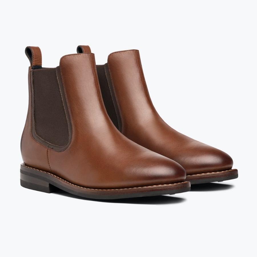 Thursday Boots Duke Leren Laarsjes Heren Bruin | BE26DFM