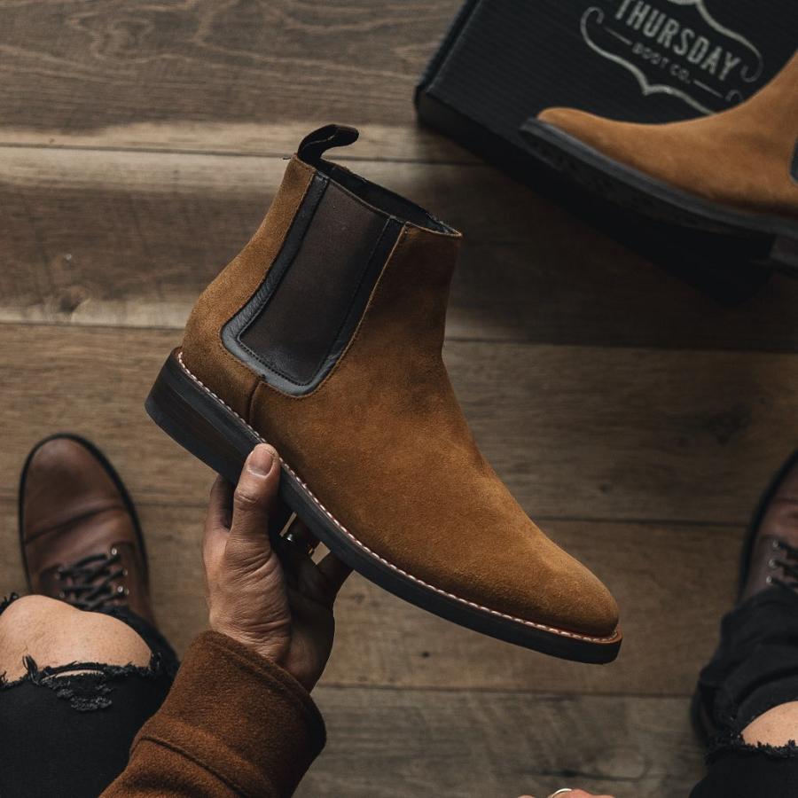 Thursday Boots Duke Suede Rugged & Resilient Laarzen Heren Bruin | BE162UZG