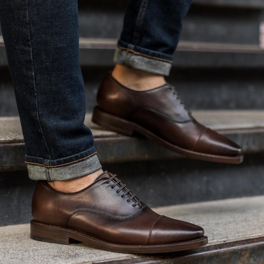 Thursday Boots Executive Leren Klassieke Werkschoenen Heren Bruin | BE247MQZ