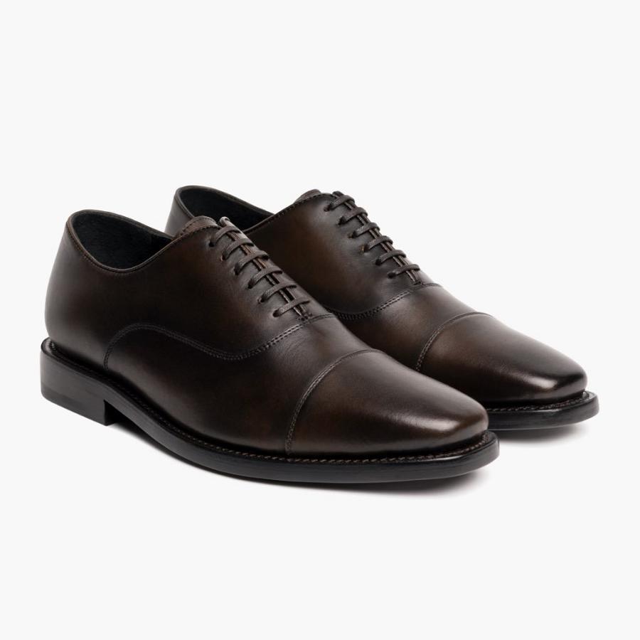 Thursday Boots Executive Leren Klassieke Werkschoenen Heren Koffie | BE248NWY