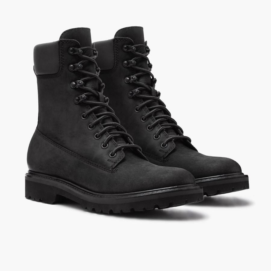 Thursday Boots Explorer Leren Laarzen Heren Zwart | BE164TCE