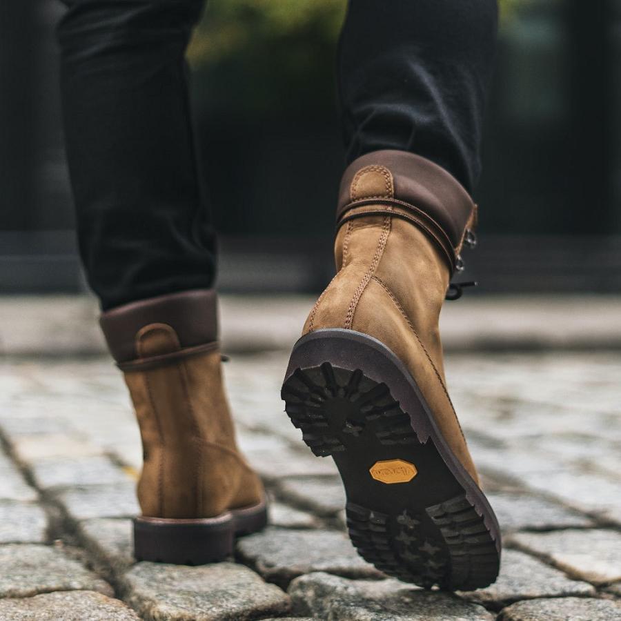 Thursday Boots Explorer Leren Veterlaarzen Heren Bruin | BE96XYU