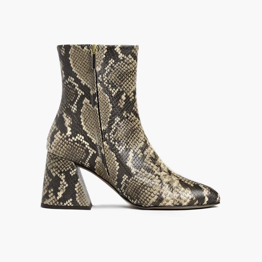 Thursday Boots Heartbreaker Leren Laarzen Dames Slangenprint | BE385KOR