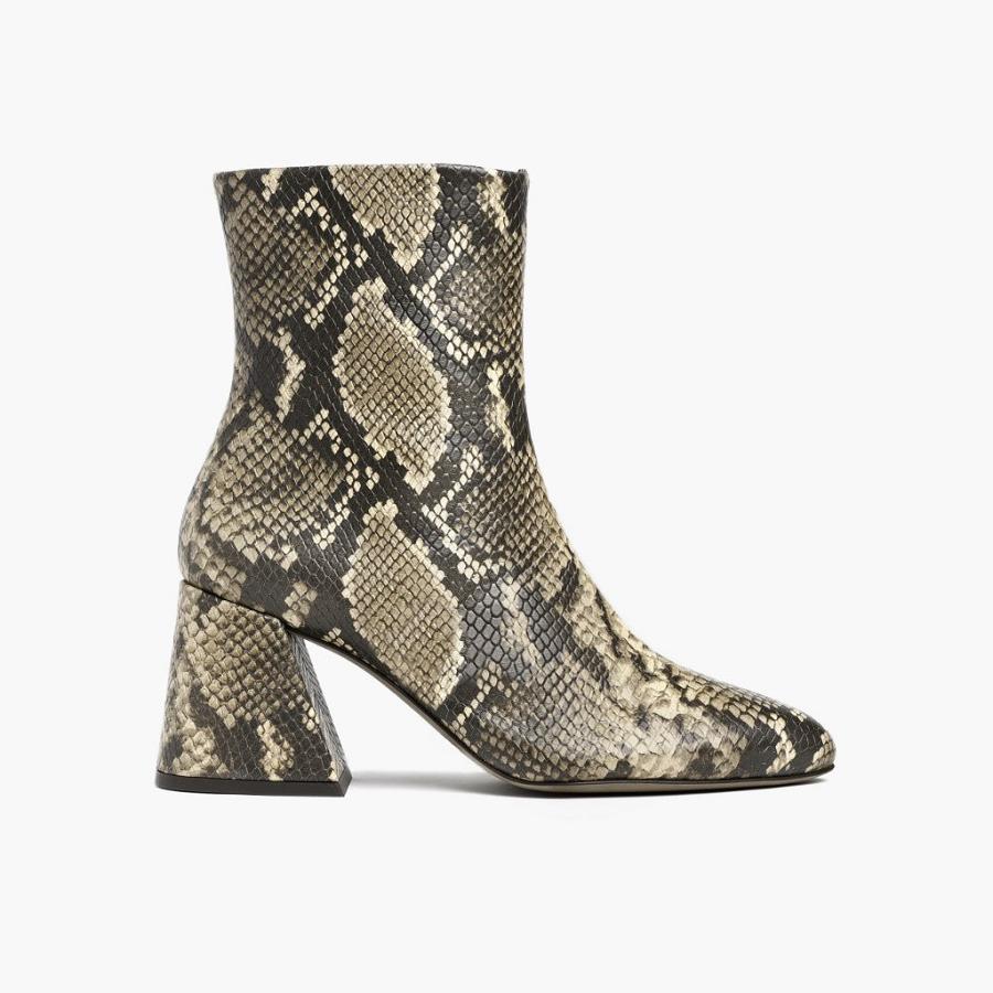 Thursday Boots Heartbreaker Leren Laarzen Dames Slangenprint | BE385KOR