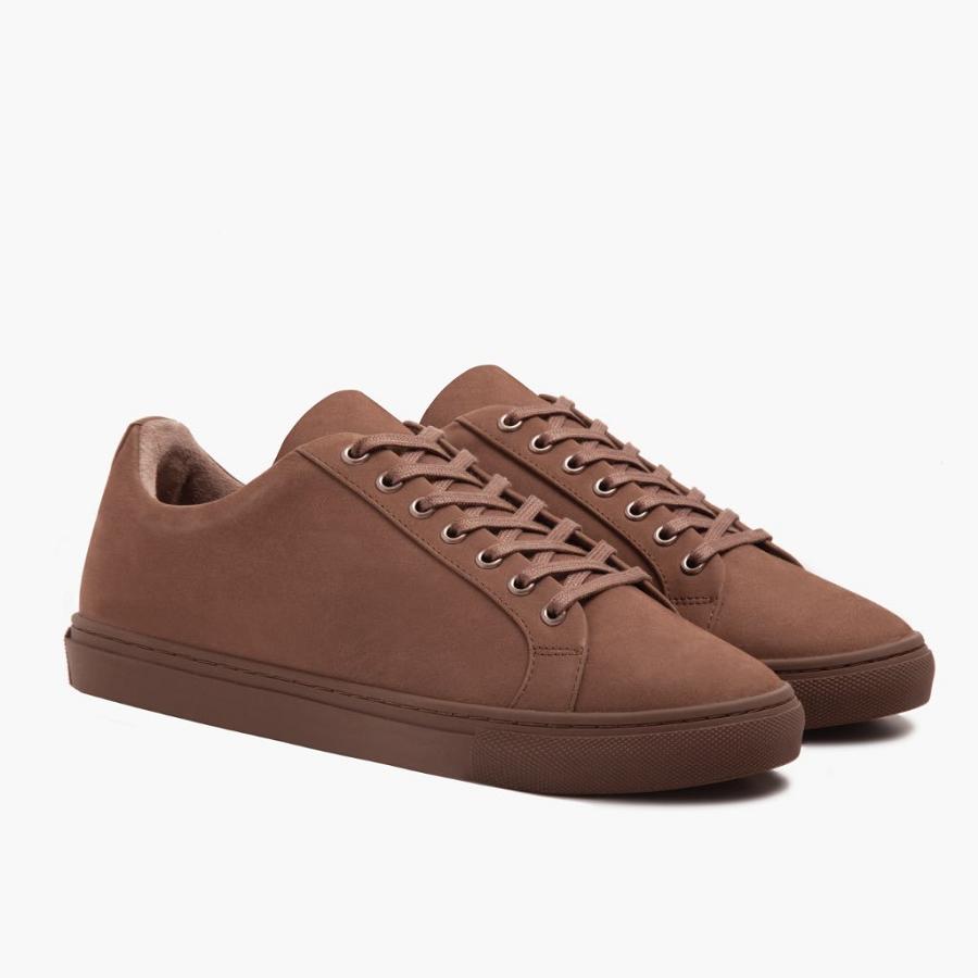 Thursday Boots Premier Low Tops Nubuck Sneakers Heren Bruin | BE228LIS