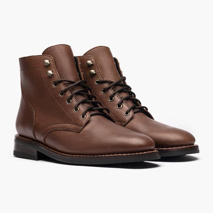 Thursday Boots President Leren Rugged & Resilient Laarzen Heren Koffie | BE203KOR