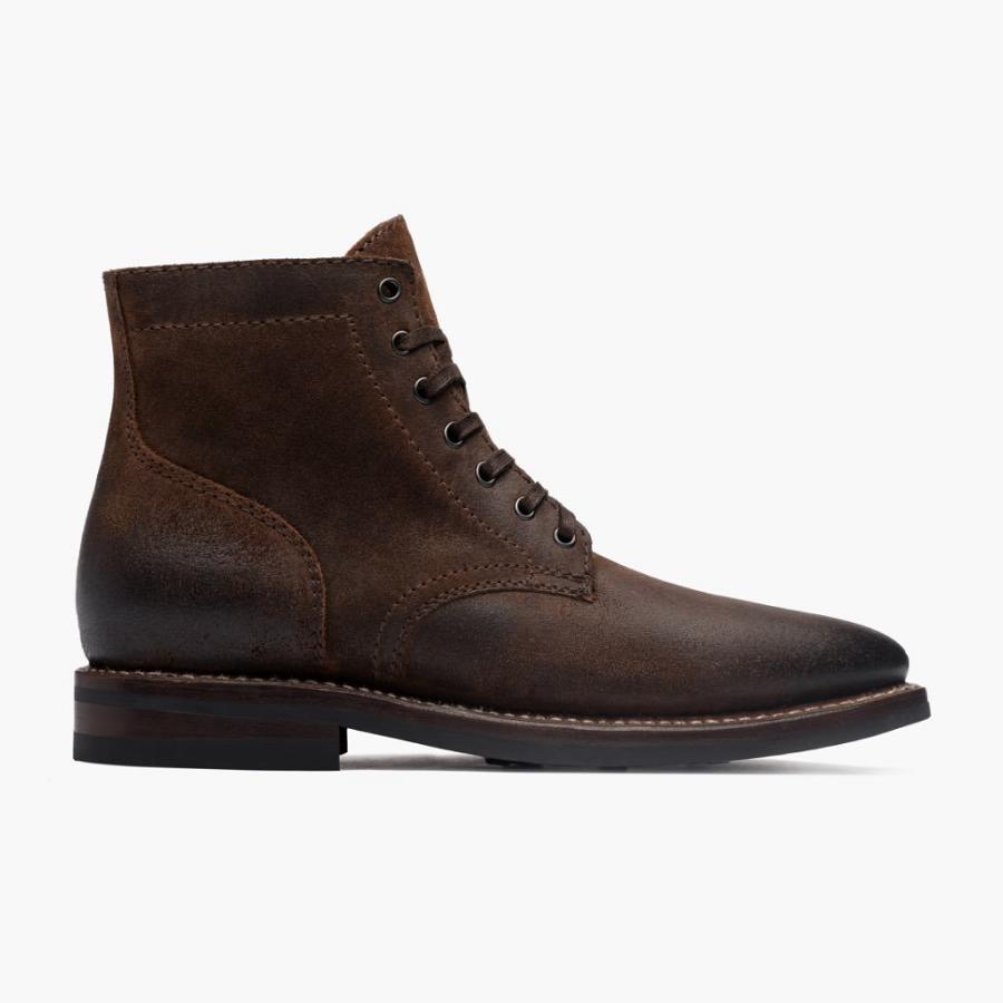 Thursday Boots President Suede Veterlaarzen Heren Koffie | BE115WNB