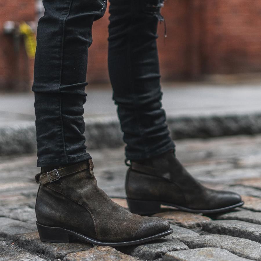 Thursday Boots Rogue Suede Laarsjes Heren Zwart | BE37WNB