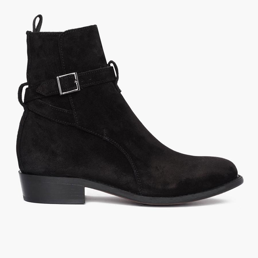 Thursday Boots Rogue Suede Rugged & Resilient Laarsjes Heren Zwart | BE42VRW