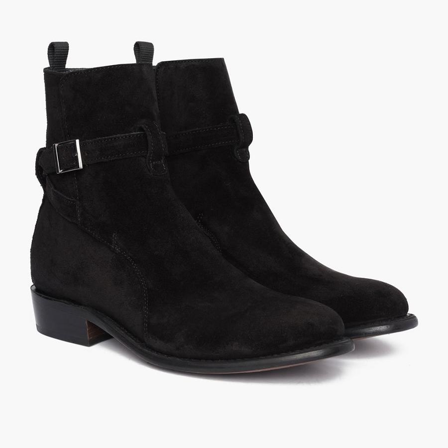 Thursday Boots Rogue Suede Rugged & Resilient Laarsjes Heren Zwart | BE42VRW