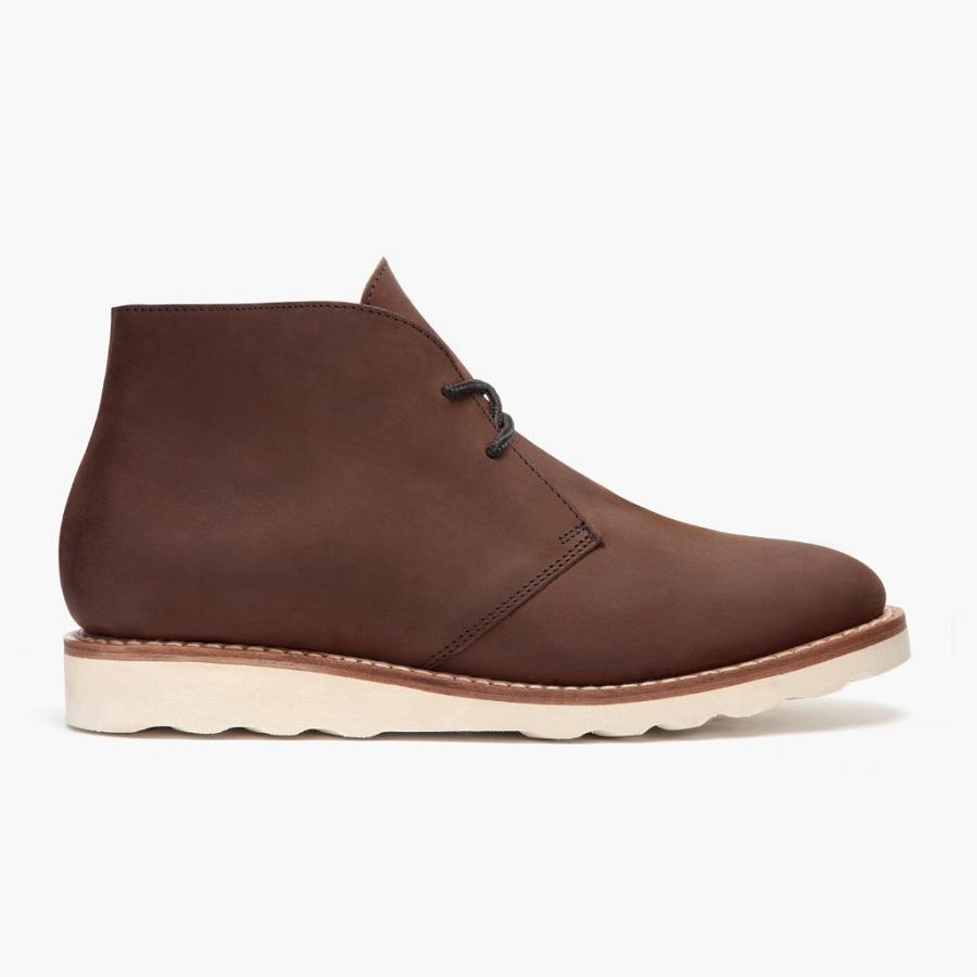 Thursday Boots Scout Leren Chukka Laarzen Heren Bruin | BE53BEL