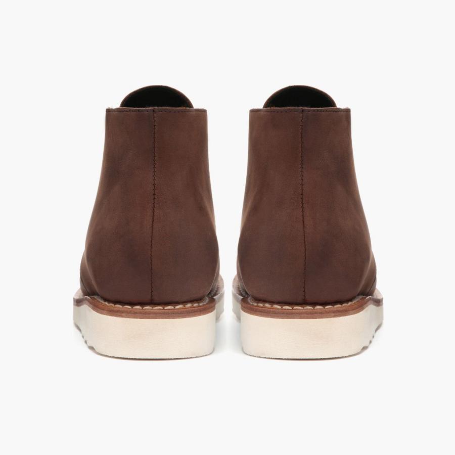 Thursday Boots Scout Leren Chukka Laarzen Heren Bruin | BE53BEL