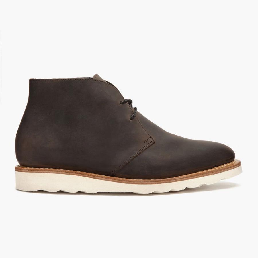 Thursday Boots Scout Leren Chukka Laarzen Heren Taupe | BE54AHK