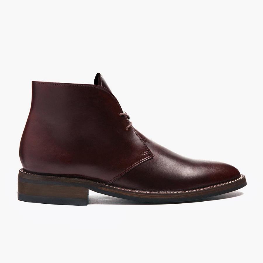 Thursday Boots Scout Leren Chukka Laarzen Heren Koffie | BE55PJJ