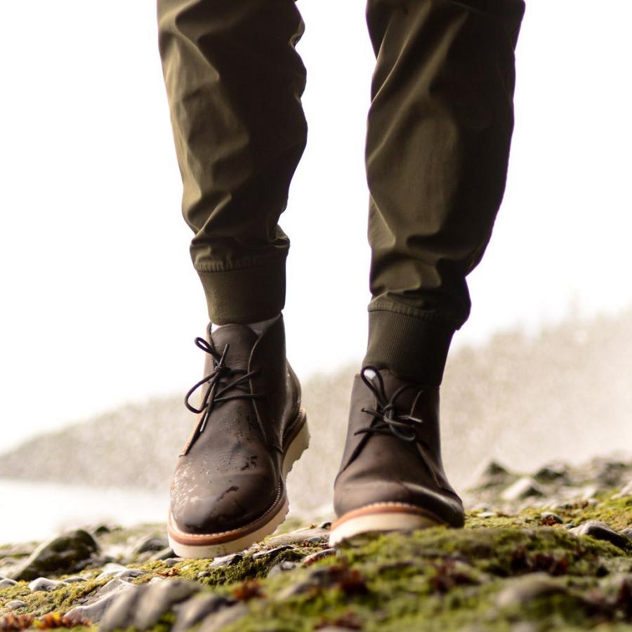 Thursday Boots Scout Leren Rugged & Resilient Laarzen Heren Koffie | BE209BEL