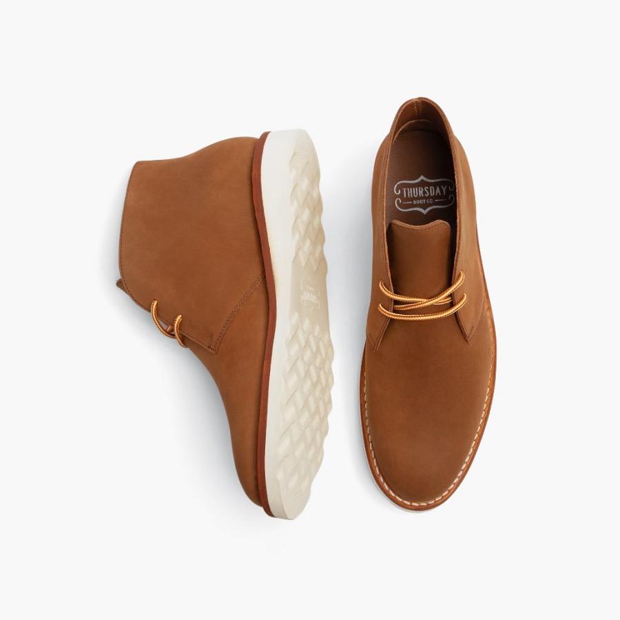 Thursday Boots Scout Nubuck Chukka Laarzen Heren Bruin | BE57ILH