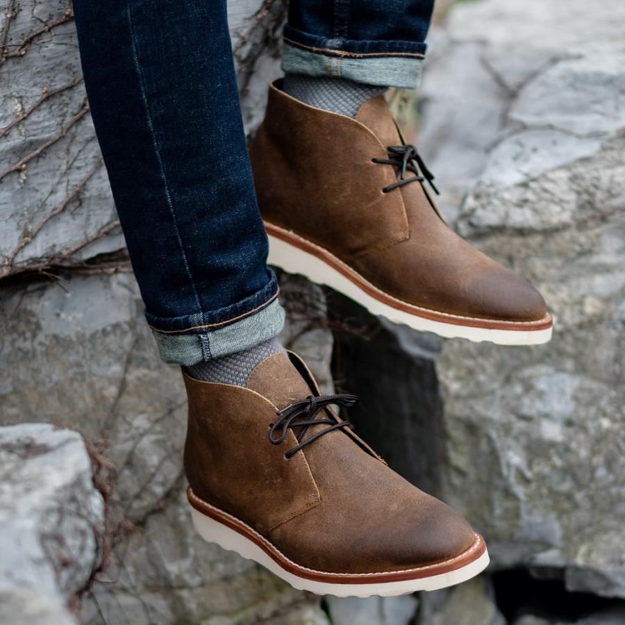 Thursday Boots Scout Nubuck Veterlaarzen Heren Koffie | BE120VRW