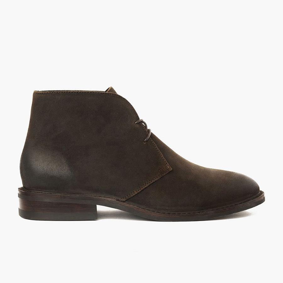 Thursday Boots Scout Suede Chukka Laarzen Heren Donkerolijfgroen | BE59YXF