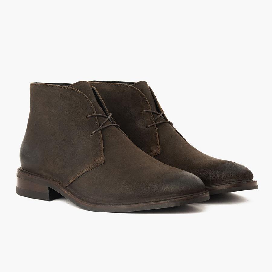 Thursday Boots Scout Suede Chukka Laarzen Heren Donkerolijfgroen | BE59YXF