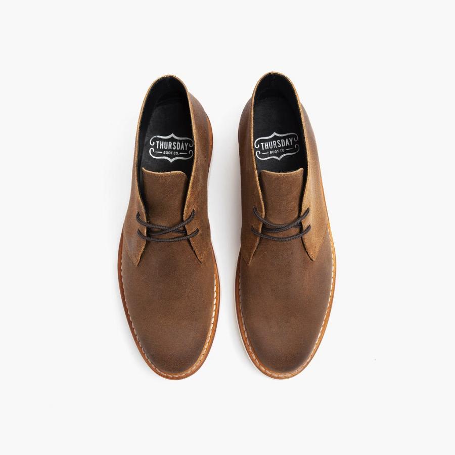 Thursday Boots Scout Suede Chukka Laarzen Heren Bruin | BE60TCE