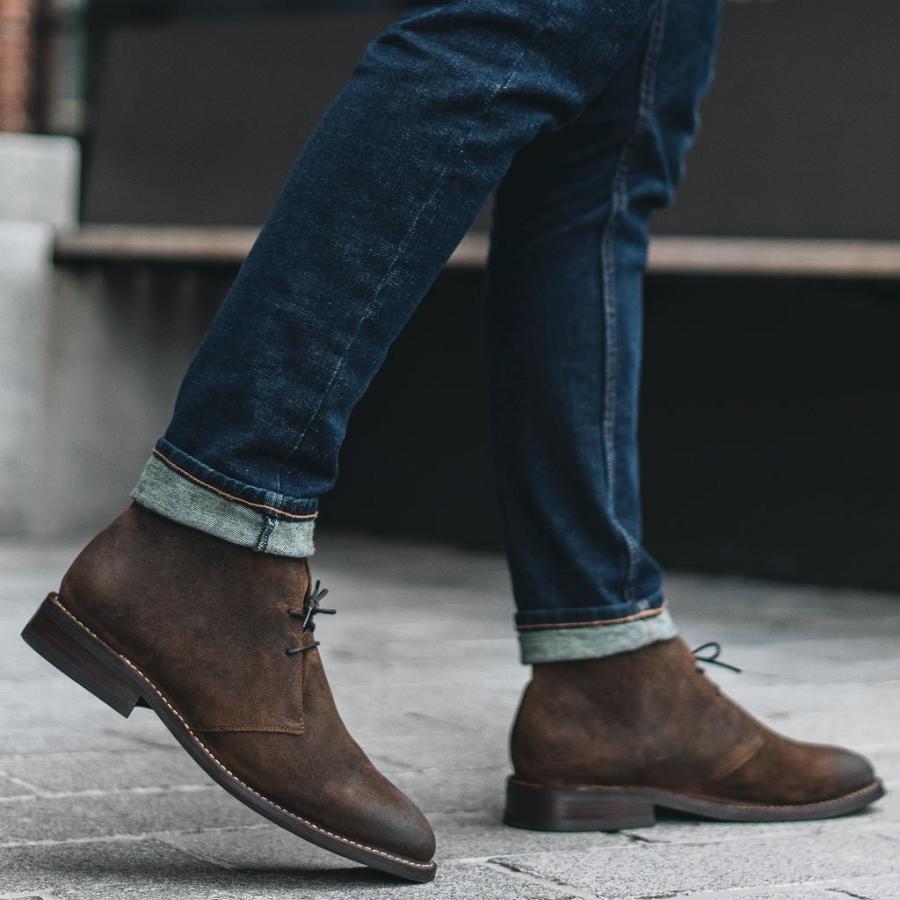 Thursday Boots Scout Suede Chukka Laarzen Heren Koffie | BE61RVD