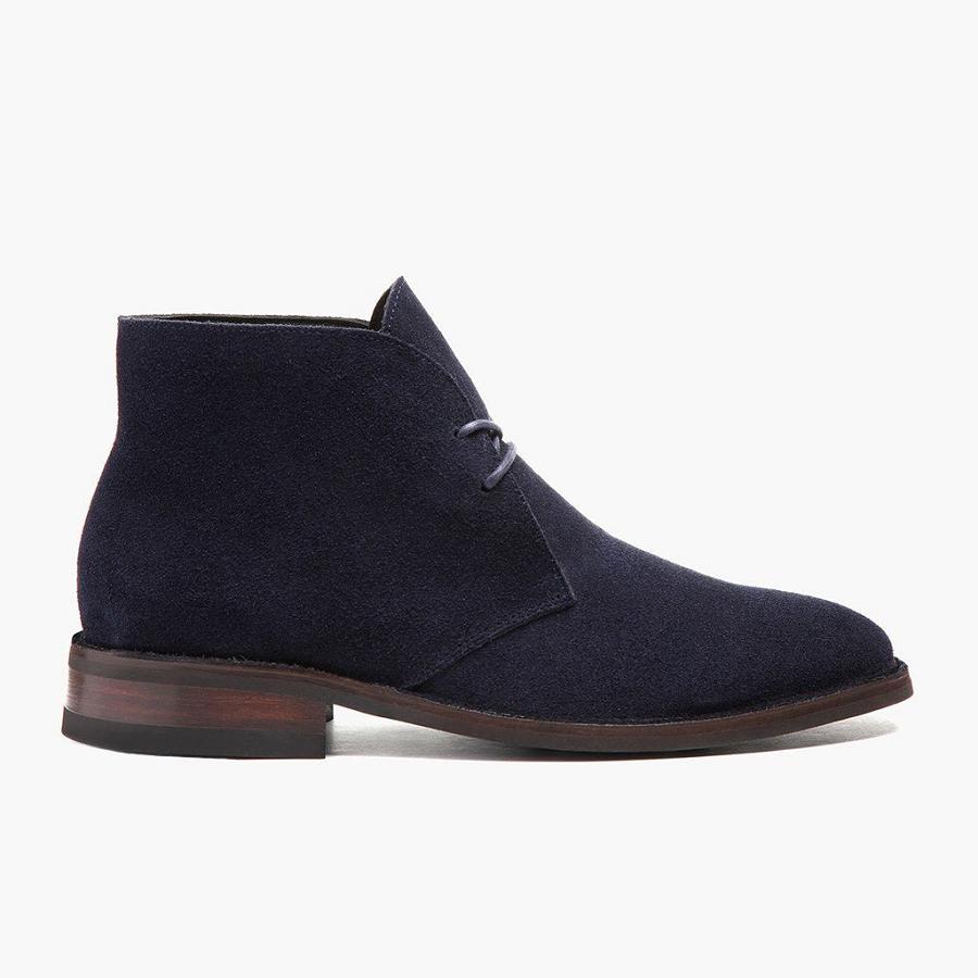 Thursday Boots Scout Suede Chukka Laarzen Heren Blauw | BE62EBC