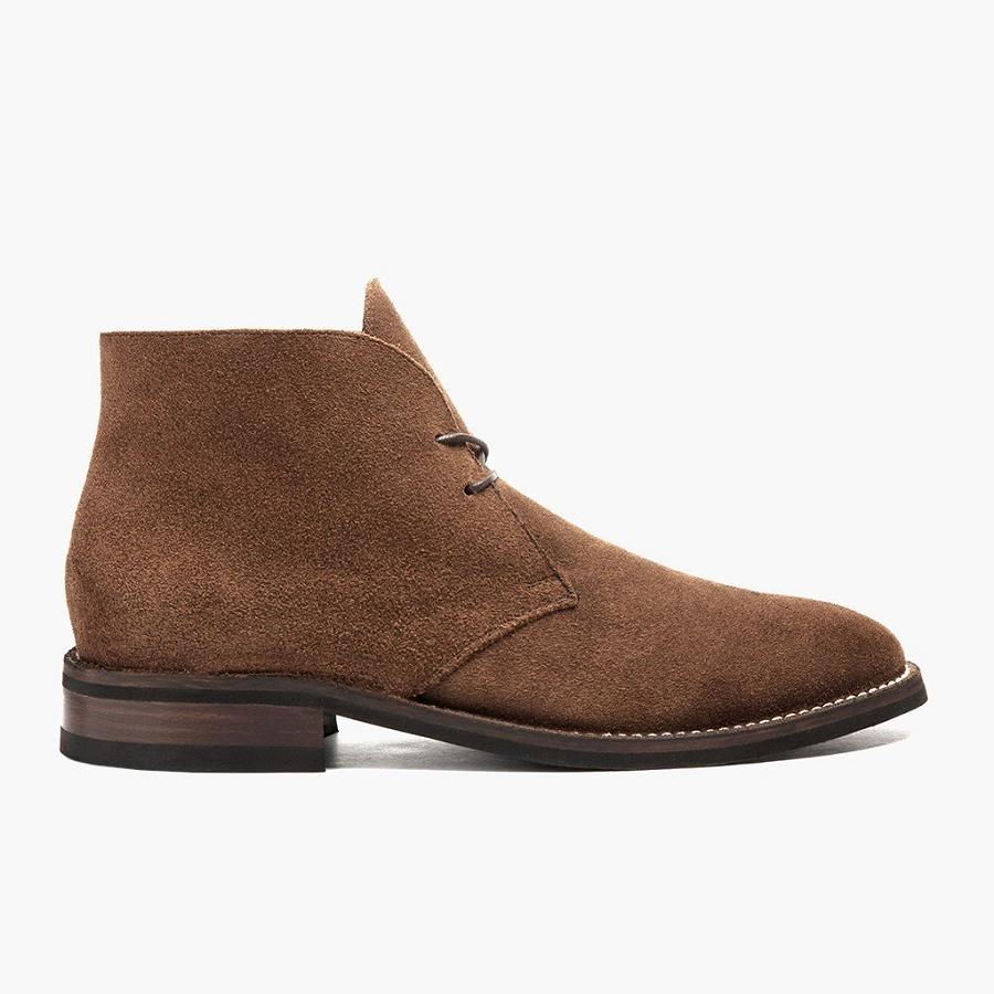 Thursday Boots Scout Suede Rugged & Resilient Chukka Laarzen Heren Koffie | BE63WNB