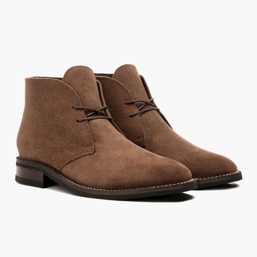 Thursday Boots Scout Suede Rugged & Resilient Chukka Laarzen Heren Koffie | BE63WNB