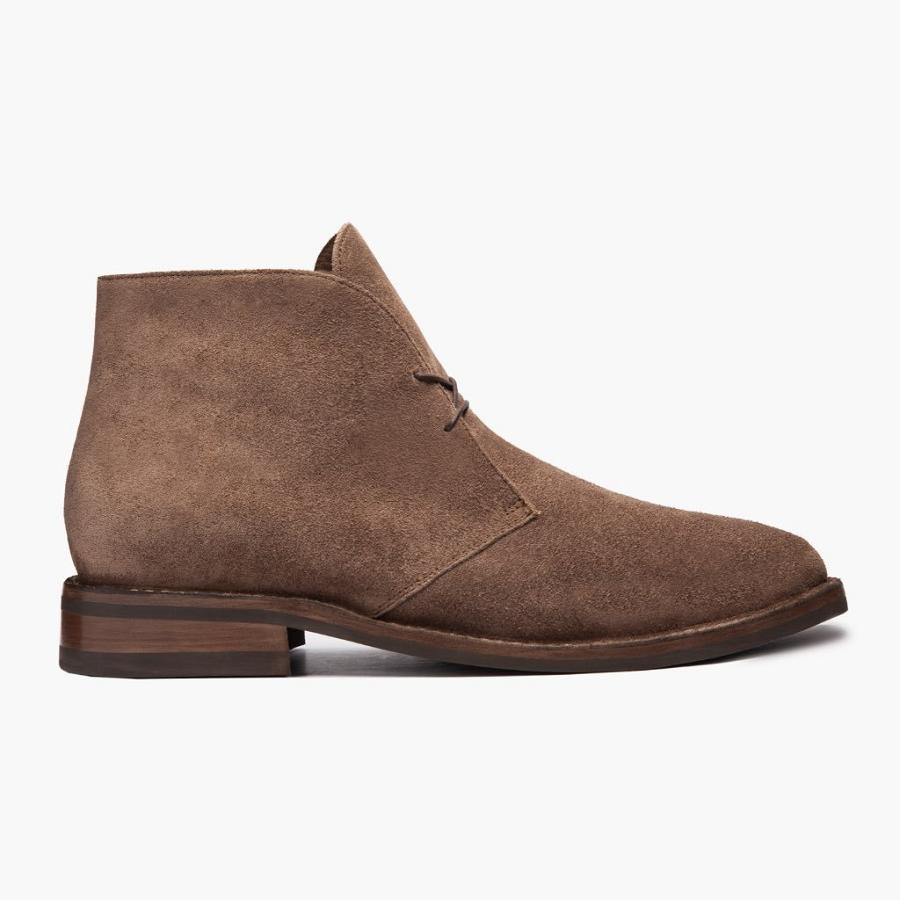 Thursday Boots Scout Suede Rugged & Resilient Chukka Laarzen Heren Bruin | BE64QMA