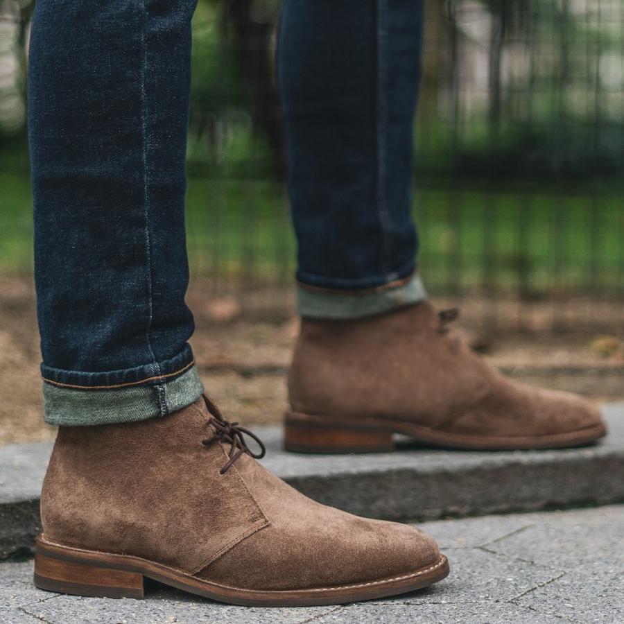 Thursday Boots Scout Suede Rugged & Resilient Chukka Laarzen Heren Bruin | BE64QMA