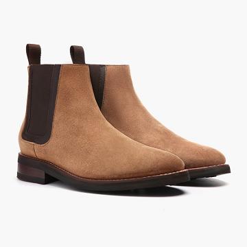 Thursday Boots Duke Suede Laarsjes Heren Bruin | BE27BEL