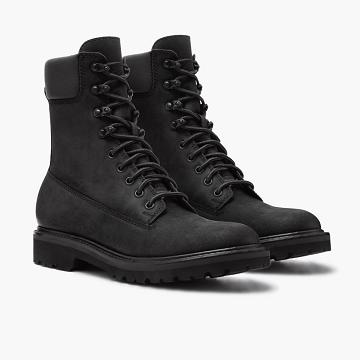 Thursday Boots Explorer Leren Rugged & Resilient Laarzen Heren Zwart | BE166EBC