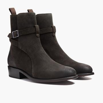 Thursday Boots Rogue Suede Laarsjes Heren Zwart | BE37WNB