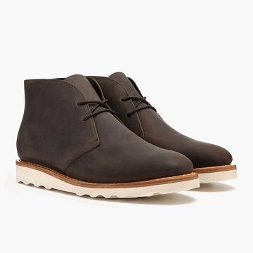 Thursday Boots Scout Leren Chukka Laarzen Heren Taupe | BE54AHK