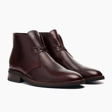 Thursday Boots Scout Leren Chukka Laarzen Heren Koffie | BE55PJJ